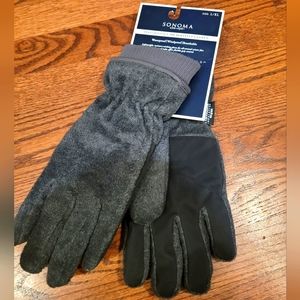 NWT Kohl's Sonoma performance microfleece gloves size L/XL